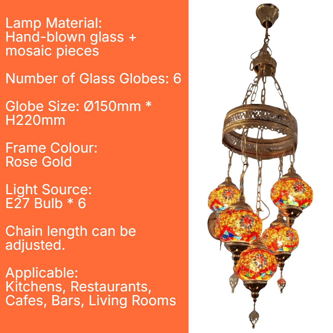 Turkish Mosaic Chandelier