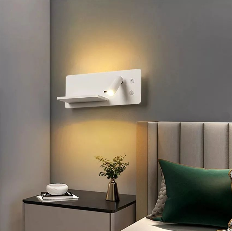 Smart Bedside Lamp with Wireless Charging