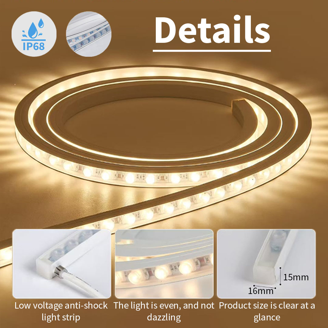 24V IP68 Waterproof LED Strip Light Wall Washer