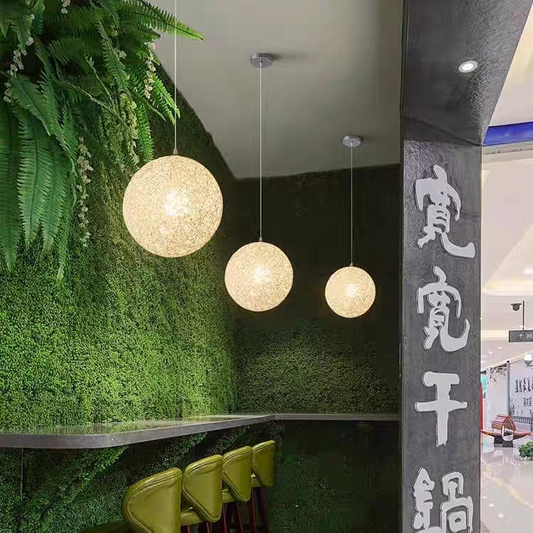 Rattan Ball Pendant Light (HB05)