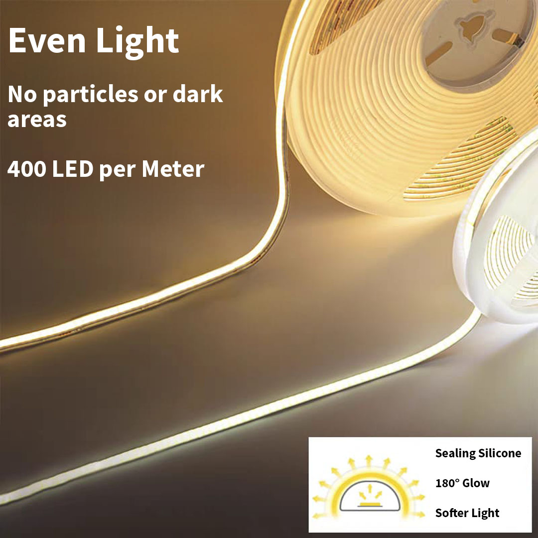 5MM 24V 1M / 400 LED COB Strip Light