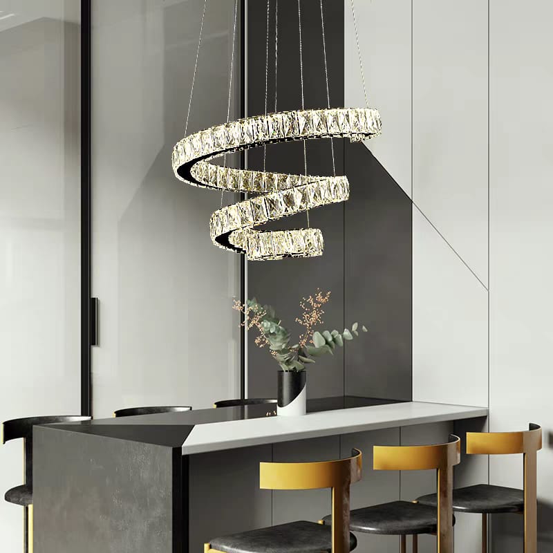 Spiral Crystal Chandelier (87811)