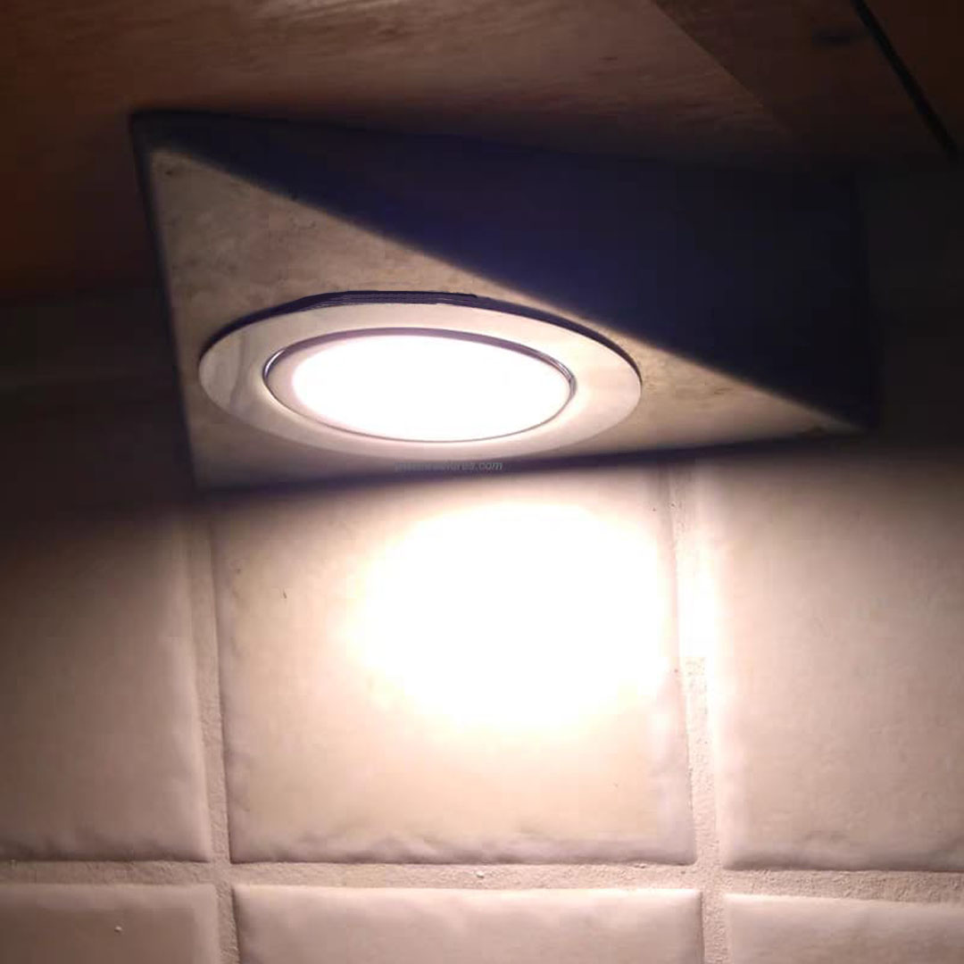 Recessed Cabinet Light (6009-SLV)