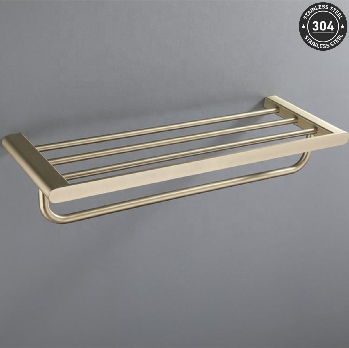 Stainless Steel Towel Hanger (TS-5912 TT/BK/CH/GD)