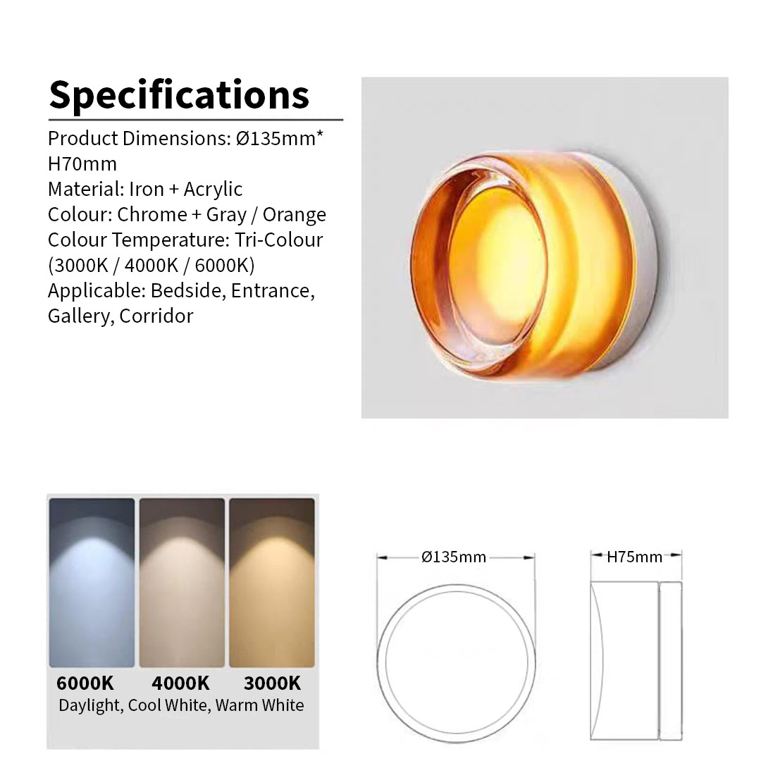 Minimalist Wall Lamp (W6850-B)