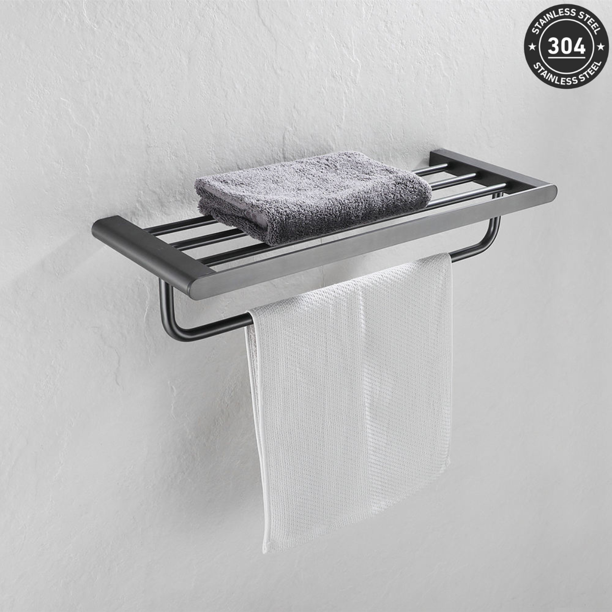 Stainless Steel Towel Hanger (TS-5912 TT/BK/CH/GD)