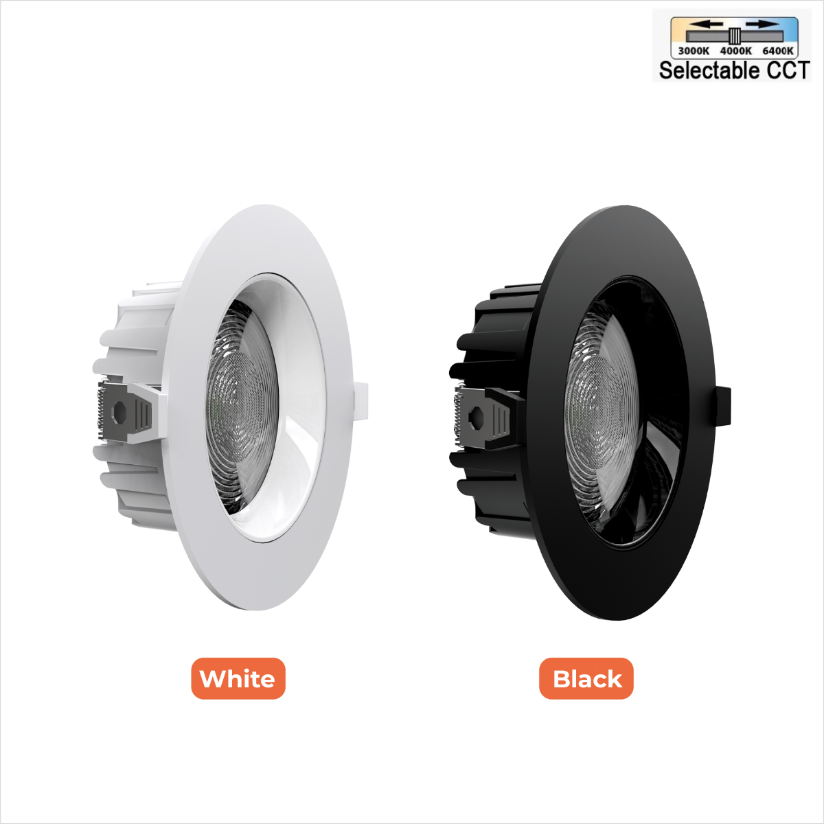 Tri-Color LED Recessed Downlight (9W/13W/18W/23W/37W/36W)