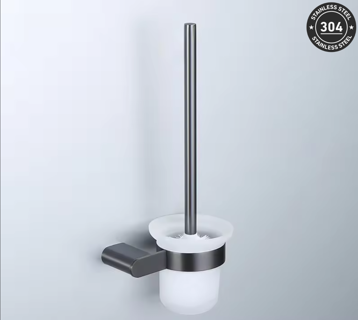 Stainless Steel Toilet Brush Holder (TS-5905 TT/BK/CH/GD)
