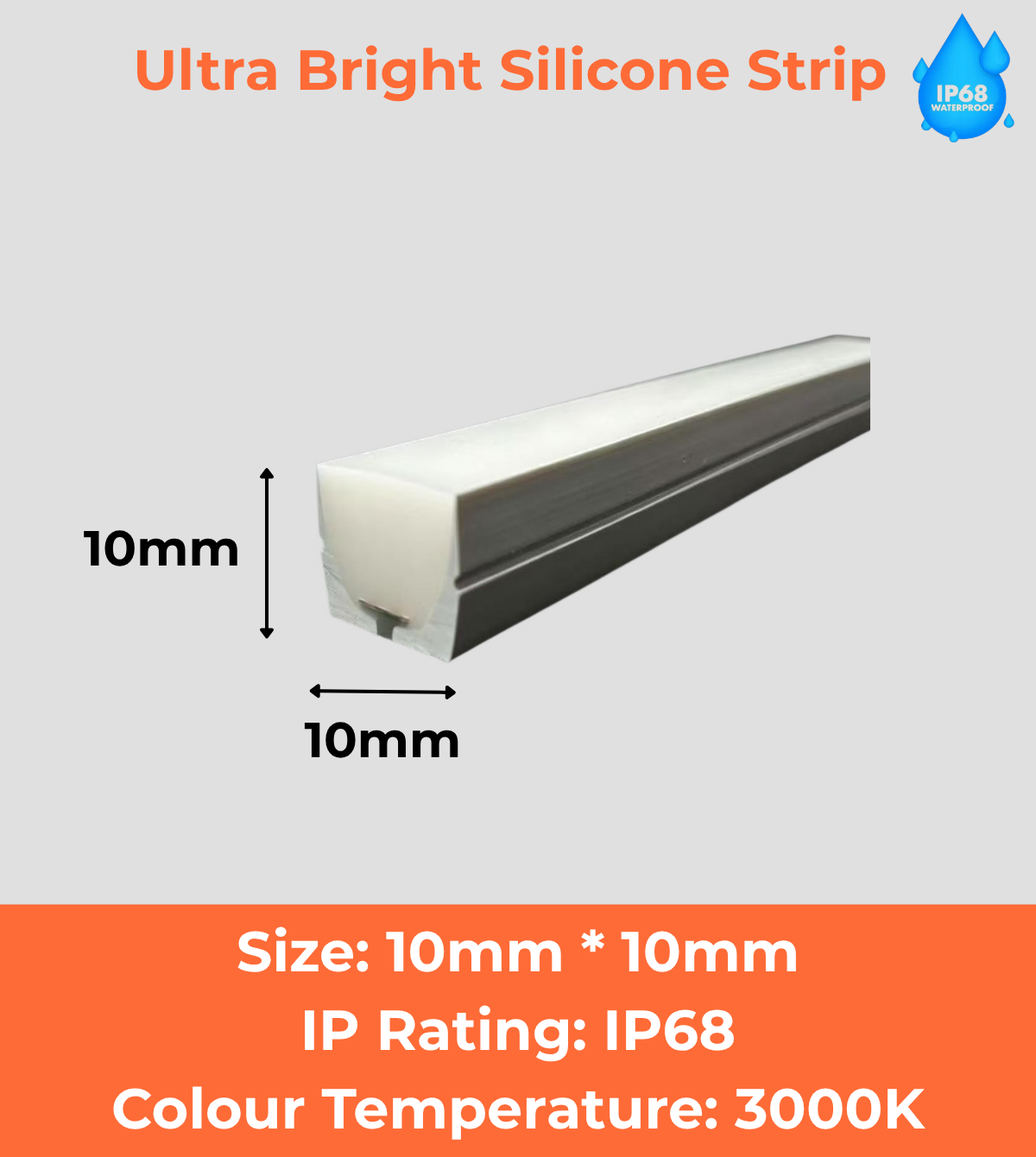Ultra Bright Silicone Strip 