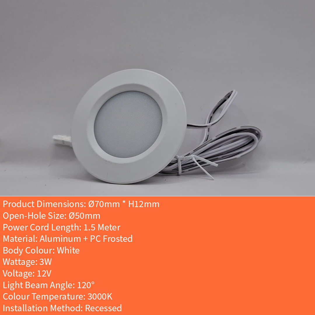 Recessed Cabinet Light (6814)