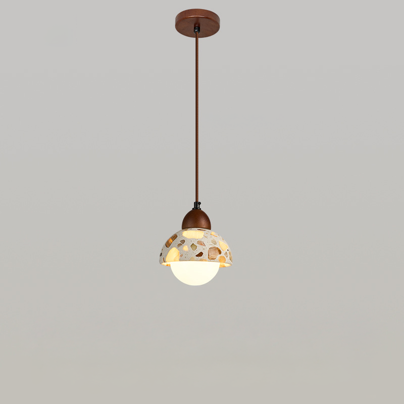 Nordic Stone Marble Round Pendant