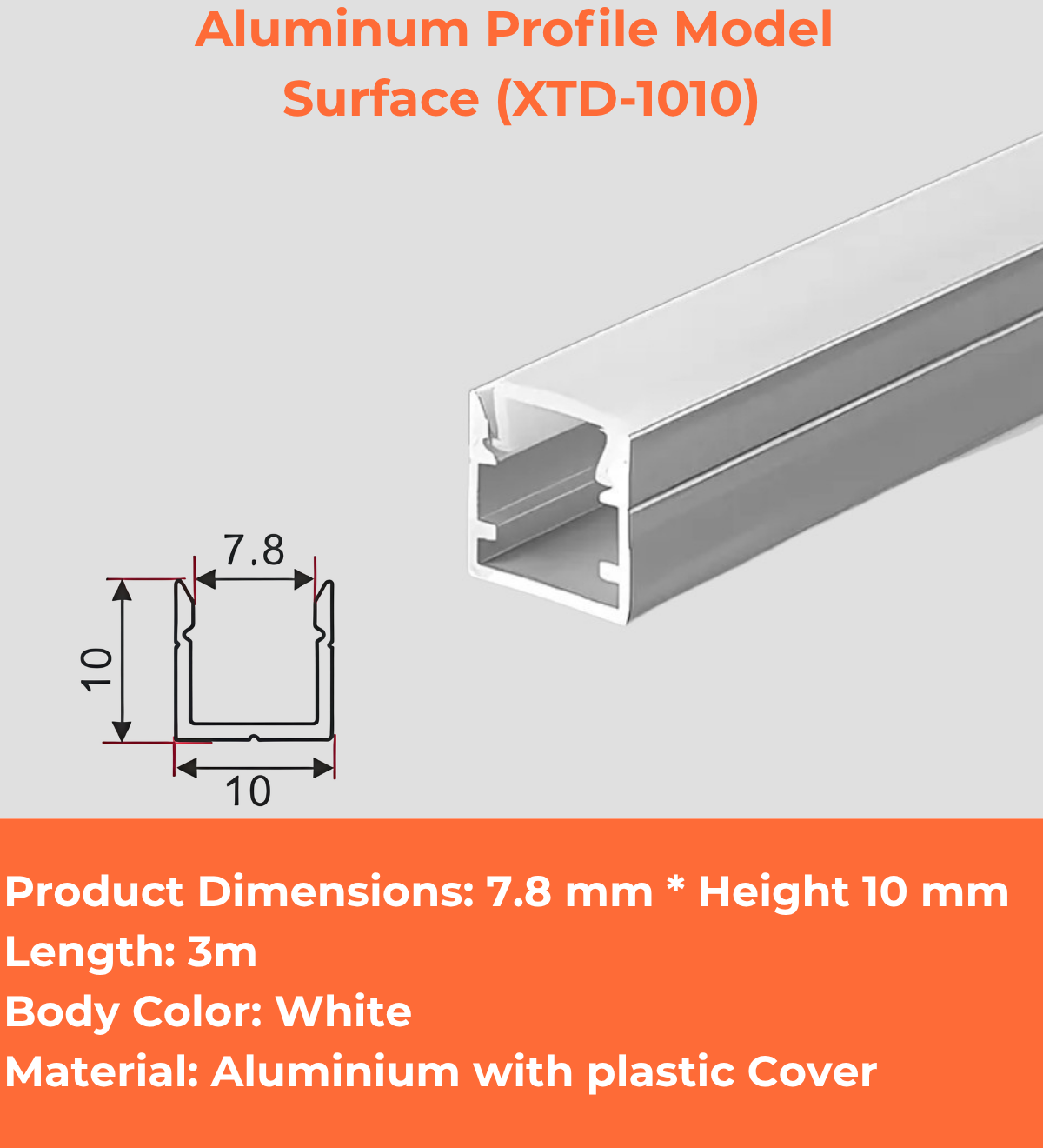 Aluminum Profile Model Surface (XTD-1010)