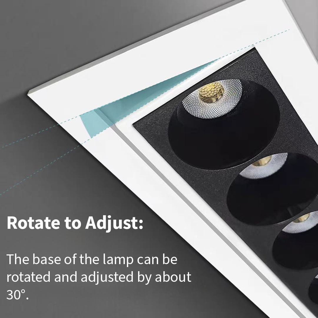 K805-10W Adjustable Lego Linear Recessed Spotlight