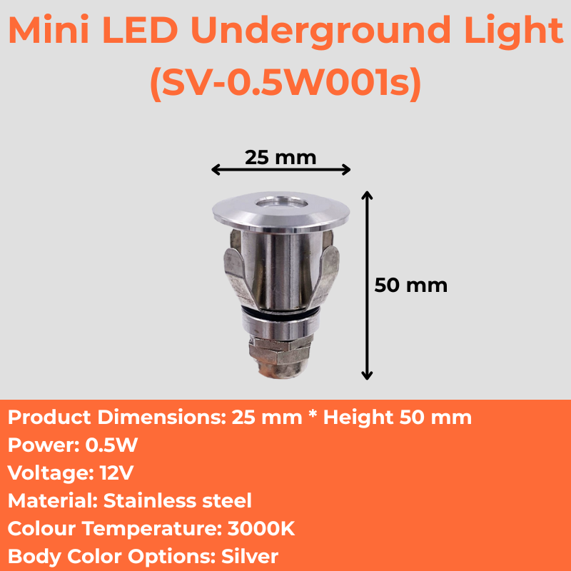 Mini LED Underground Light (SV-0.5W001s)