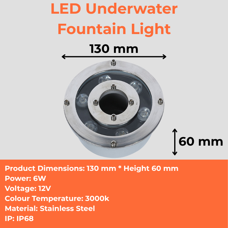 LED Underwater Fountain Light