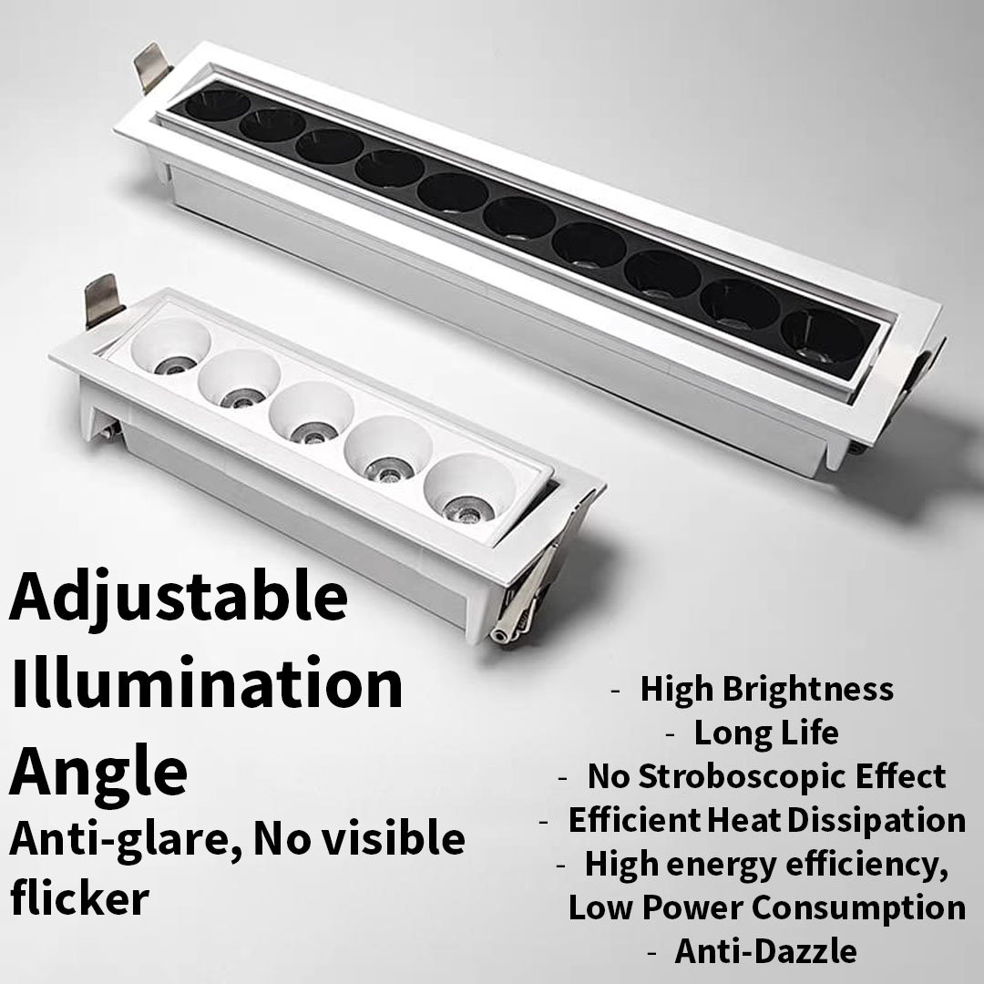 K805-10W Adjustable Lego Linear Recessed Spotlight