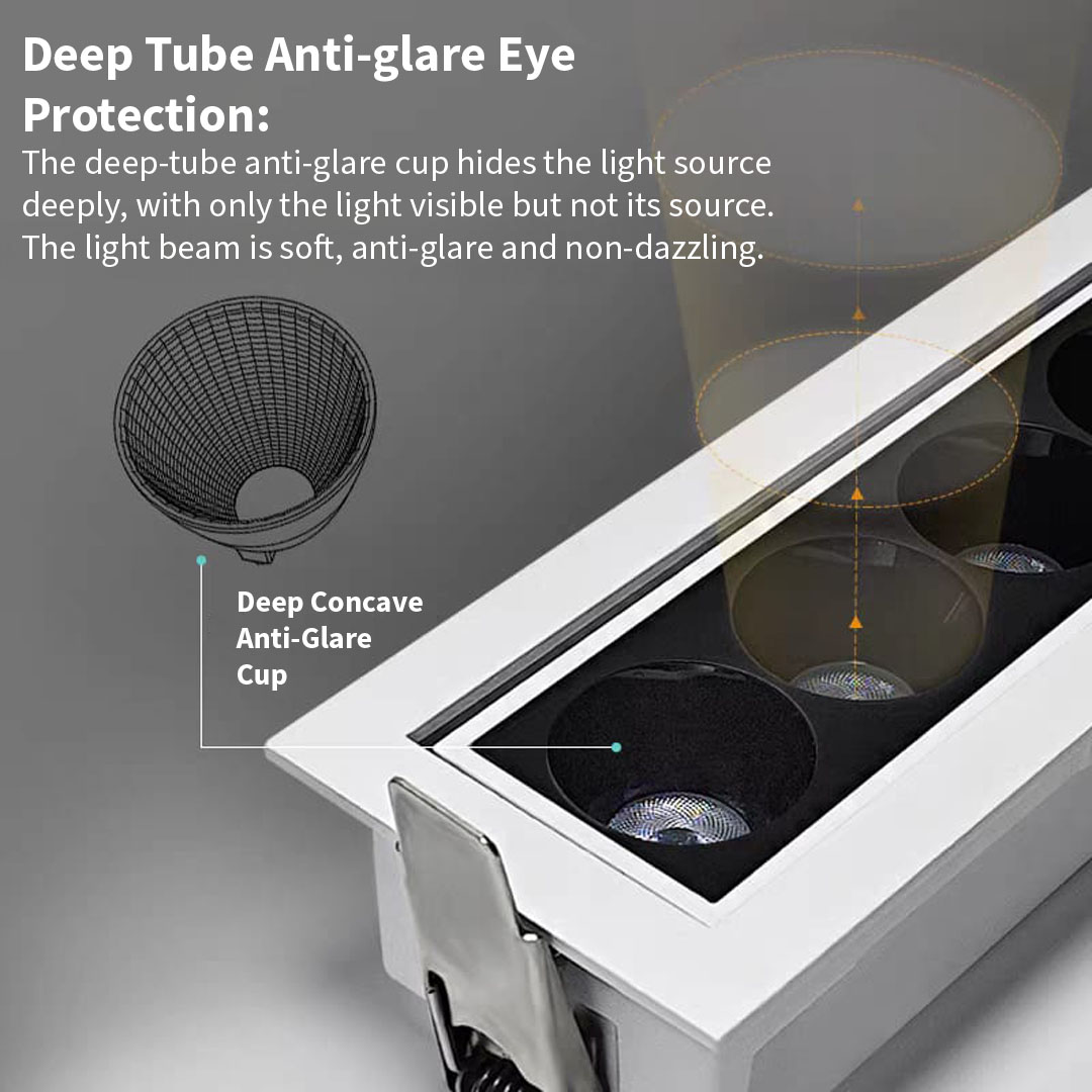 K805-10W Adjustable Lego Linear Recessed Spotlight