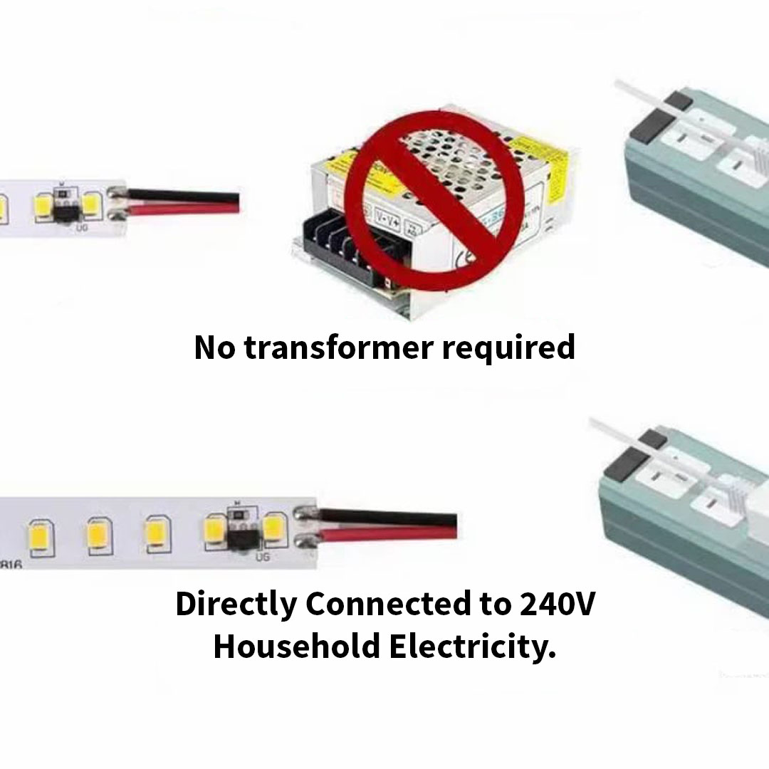240V 2835 1M / 120 LED Strip Light (2835 240V)