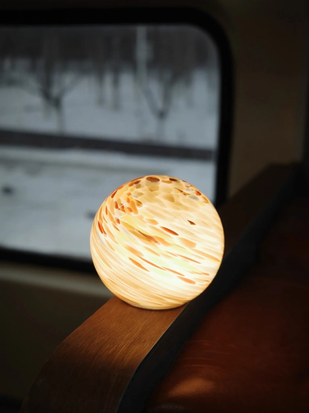 Marble Globe Wall Light