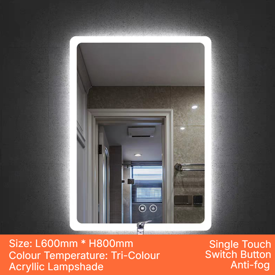 Rectangle LED Mirror Light 600mm * 800mm (TS/J43-6080)