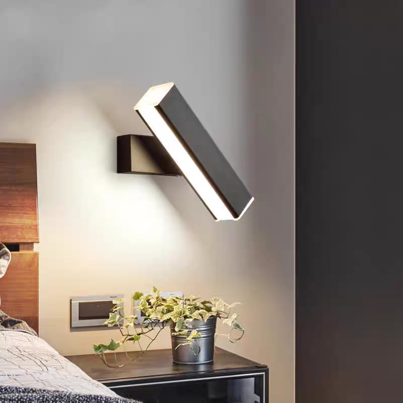 Rotatable Rectangular Wall Light (BS/880BK/WH-Y)