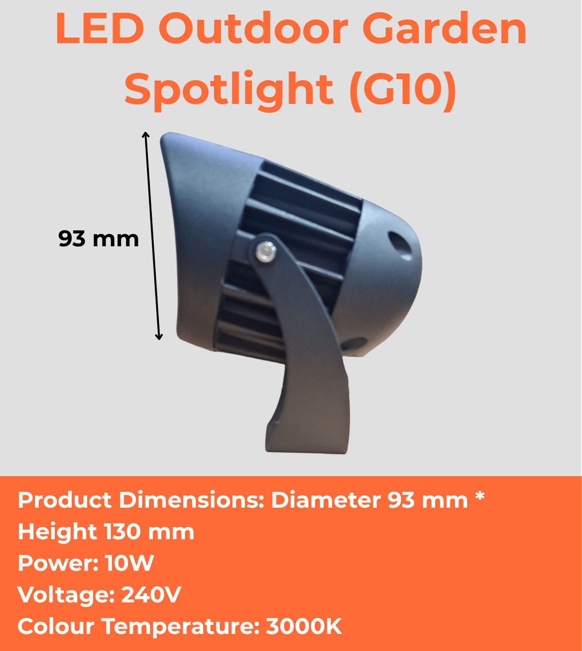 LED Outdoor Garden Spotlight (G10)