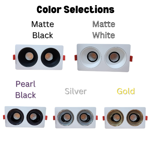 COB 12W Bulb Double Casing (12Wx2-WH)