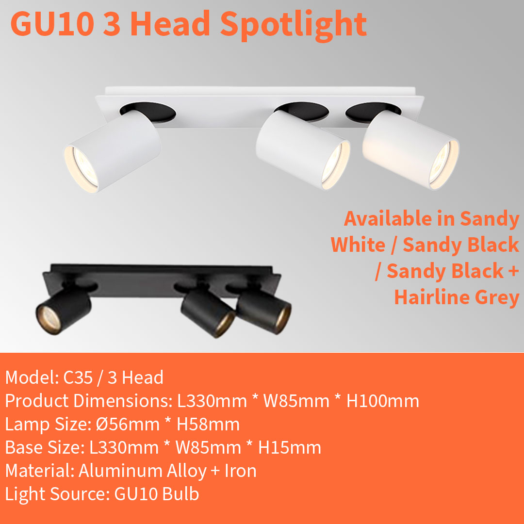 Surface-Mounted GU10 Casing (C35)