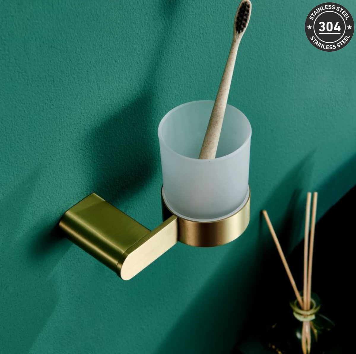 Stainless Steel Cup Holder (TS-5906 TT/BK/CH/GD)