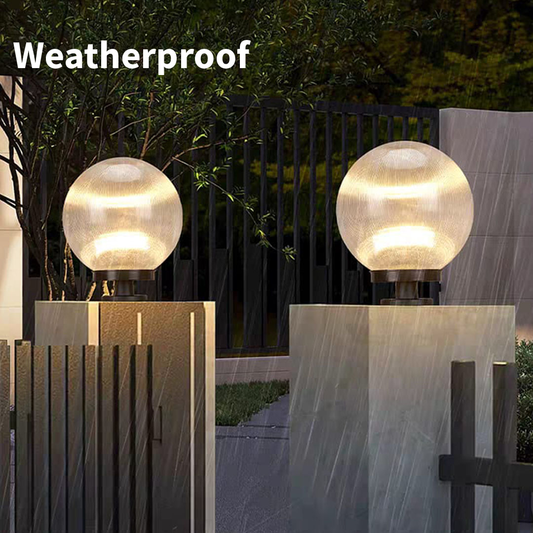 Round Clear Pillar Light (RD Pillar 250/Clear)