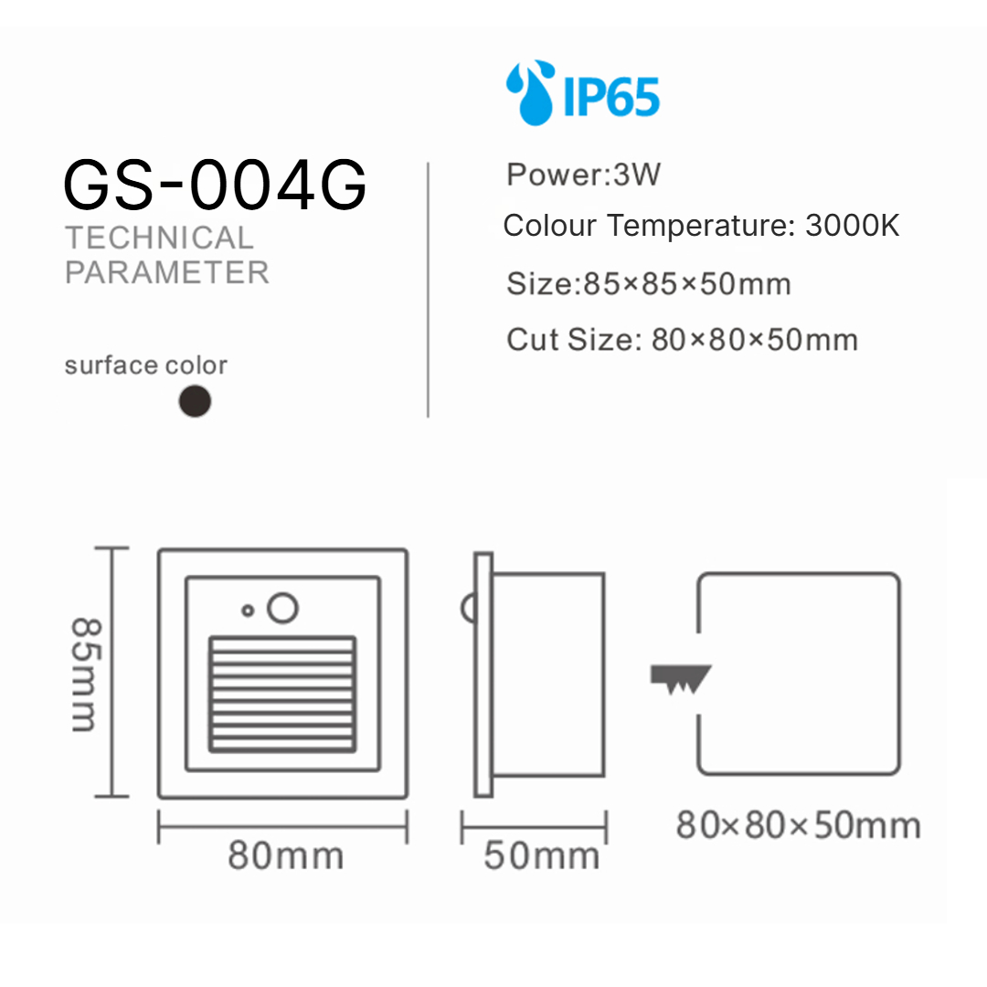 GS-004G Human Sensor Staircase Light