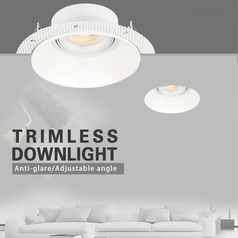 Trimless / Frameless Double head Recessed Gu10 casing (MODEL 531-2 A16)