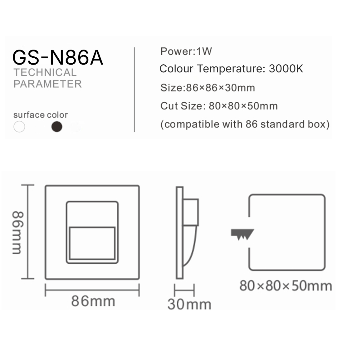GS-N86A Staircase Light