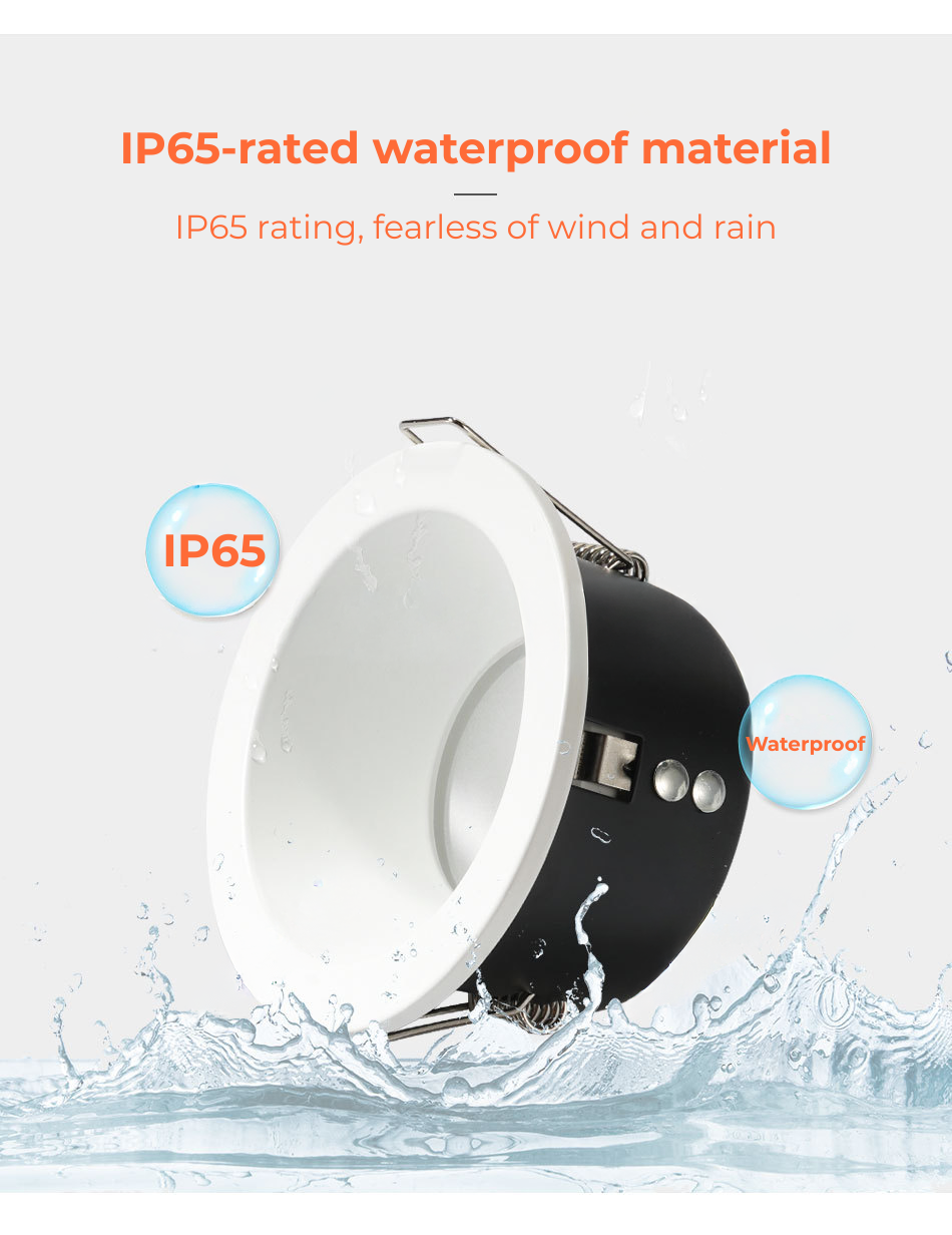 IP65 Weatherproof Gu10 Casing Model (RD598-A16-WH)