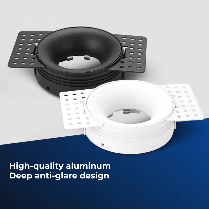 Trimless / Frameless Round Single head Recessed Gu10 casing (644A16)