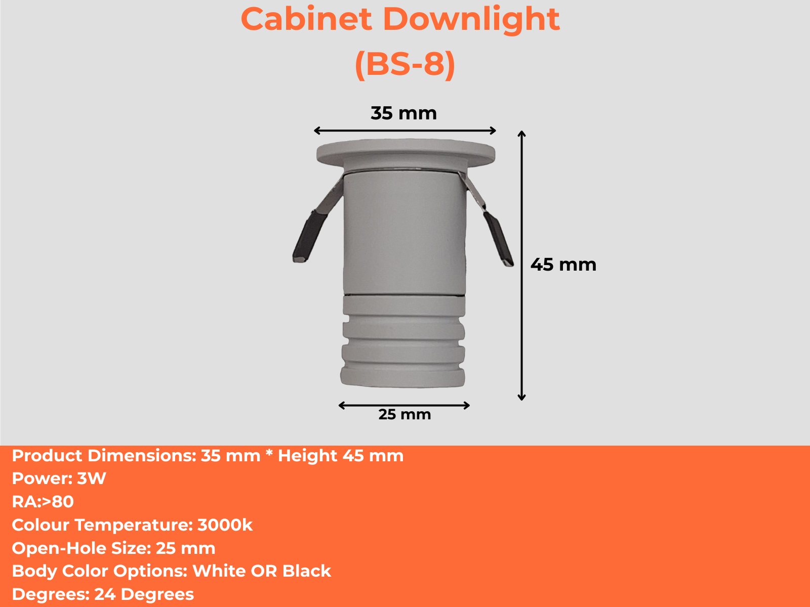 Cabinet Downlight (BS-8)