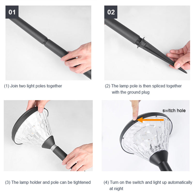 Solar Garden Bollard Led Light