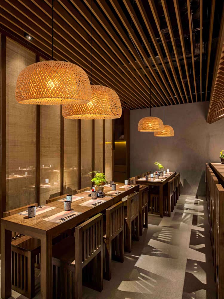 Bamboo Pendant Light (HB02)