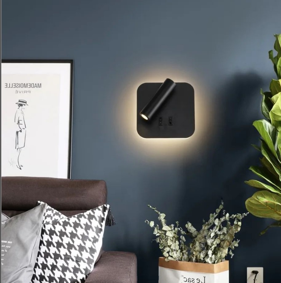 Simple Surface Mounted Bedside Lamp