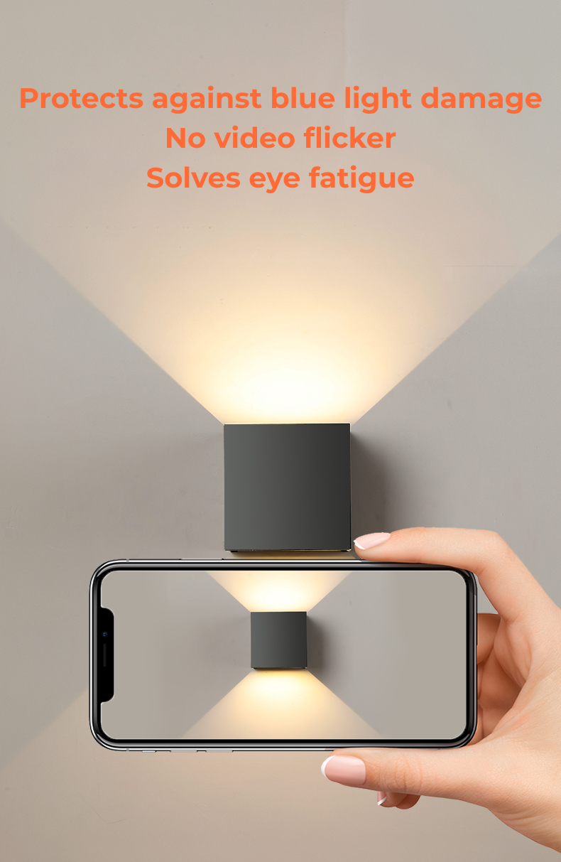 LED Indoor Cube Rechargeable Adjustable Wall Light