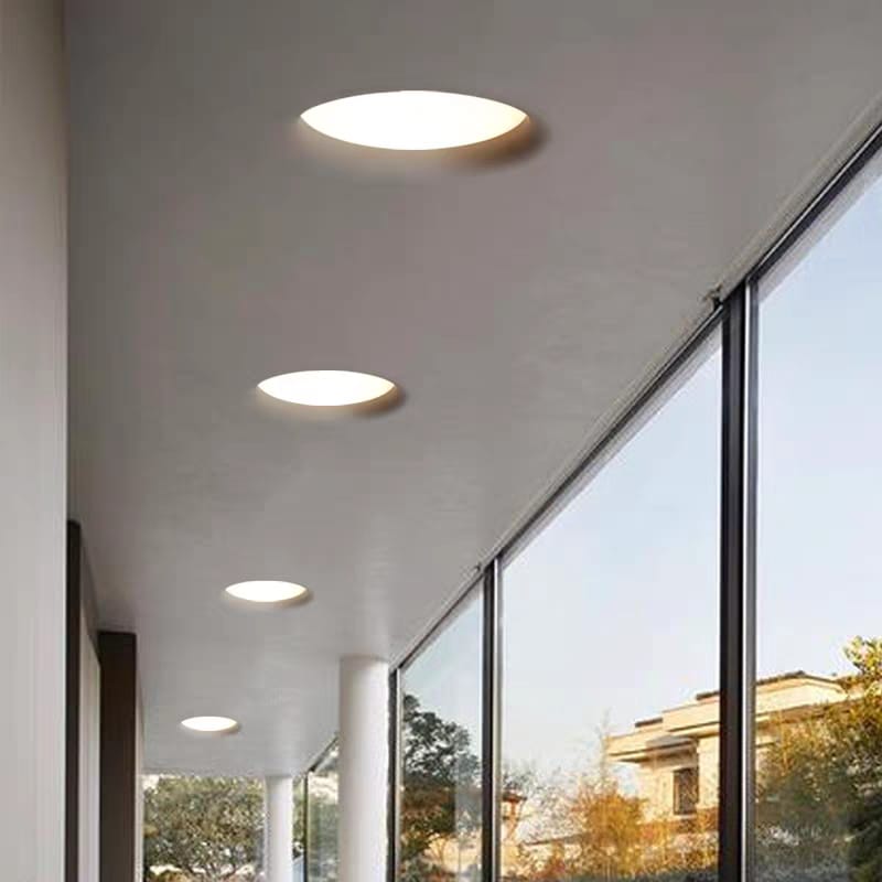 Gypsum Round Recessed Downlight (1077-450)