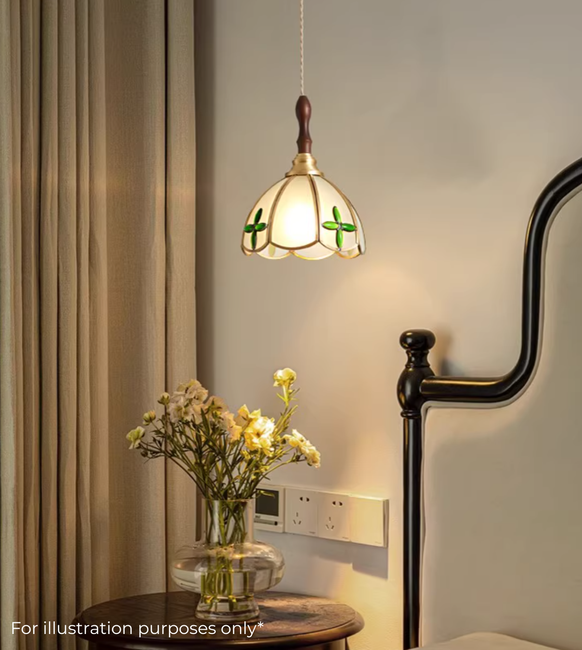 Tiffany-style pendant lamp (XD03C)