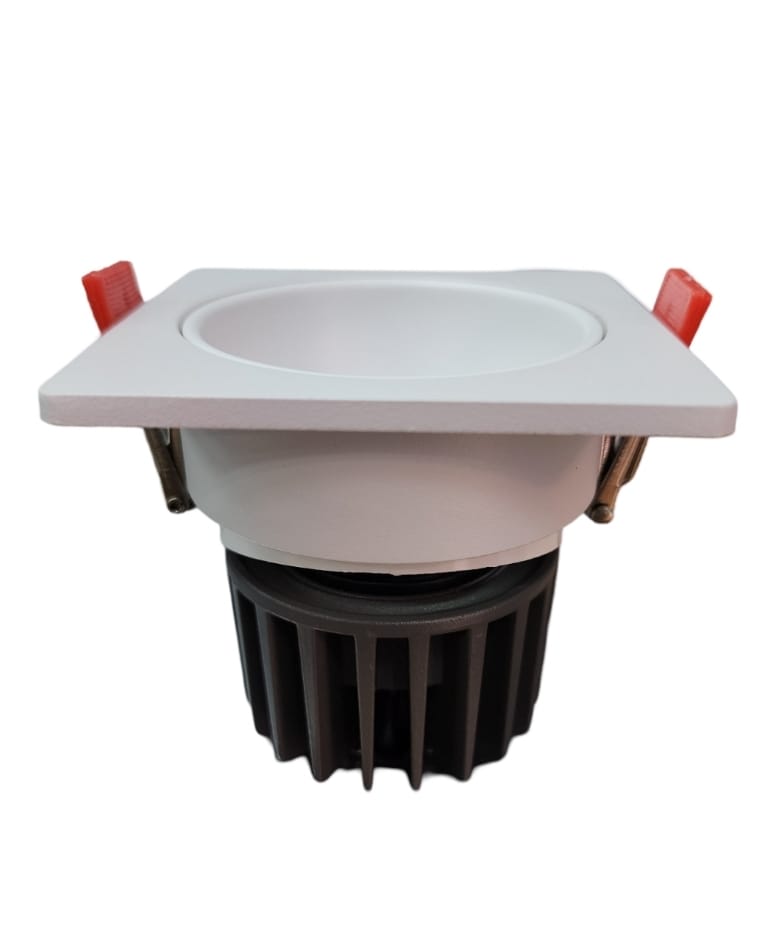 COB 12W Bulb Square Casing (12W-SQ-WH)