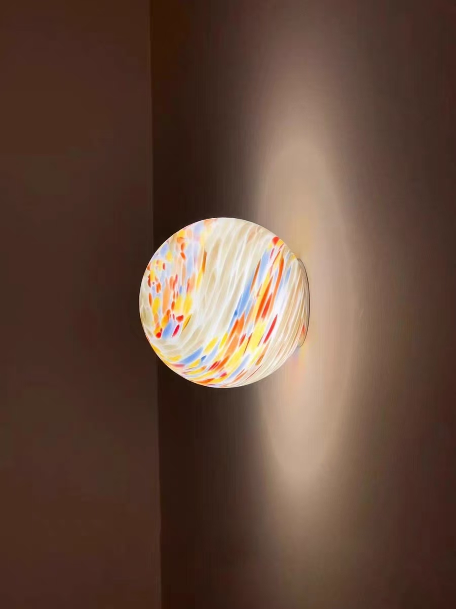 Marble Globe Wall Light