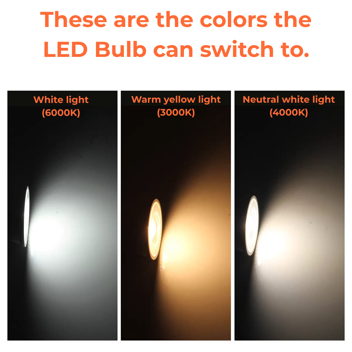 Gu10 7W 240V Switchable Led Bulb
