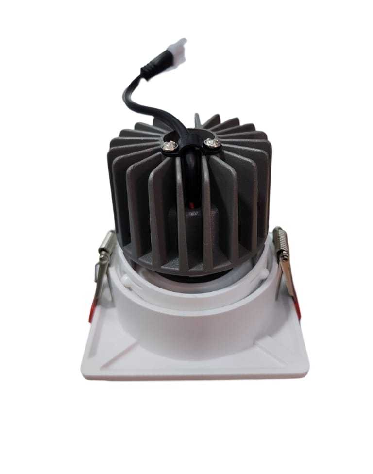 COB 12W Bulb Square Casing (12W-SQ-WH)