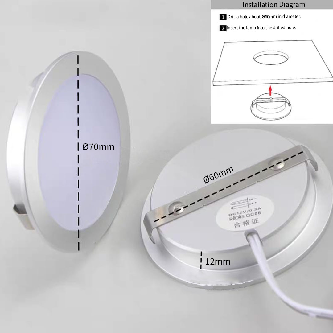 Recessed Cabinet Light (6912)