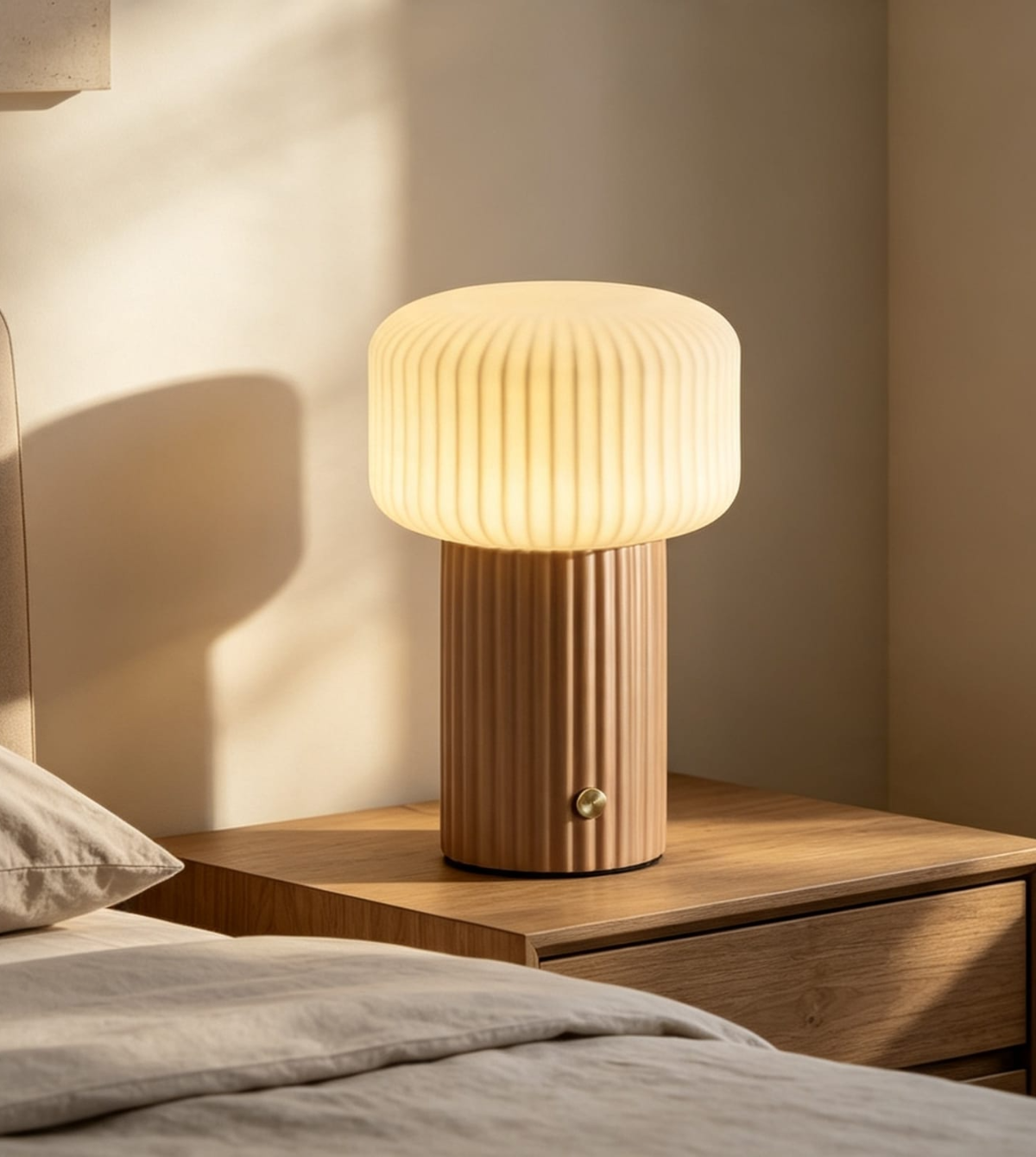 Portable Ceramic Table Lamp