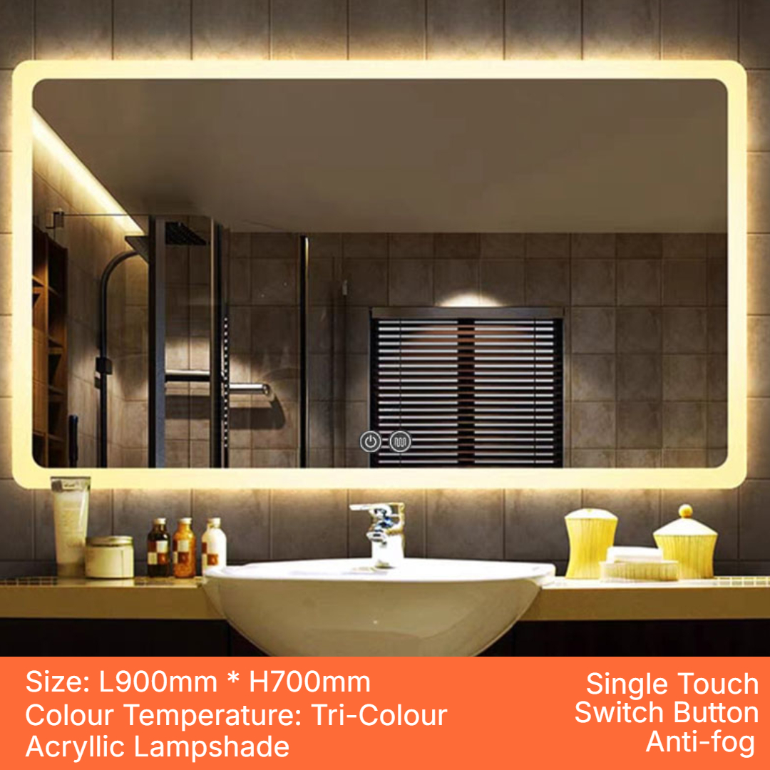 Rectangle LED Mirror Light 900mm * 700mm (TS/J43-9070)
