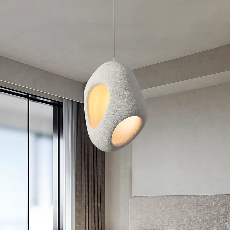 Sculptural Concrete Pendant Light